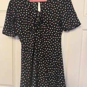 Volcom Multicolor Dot Pattern dress